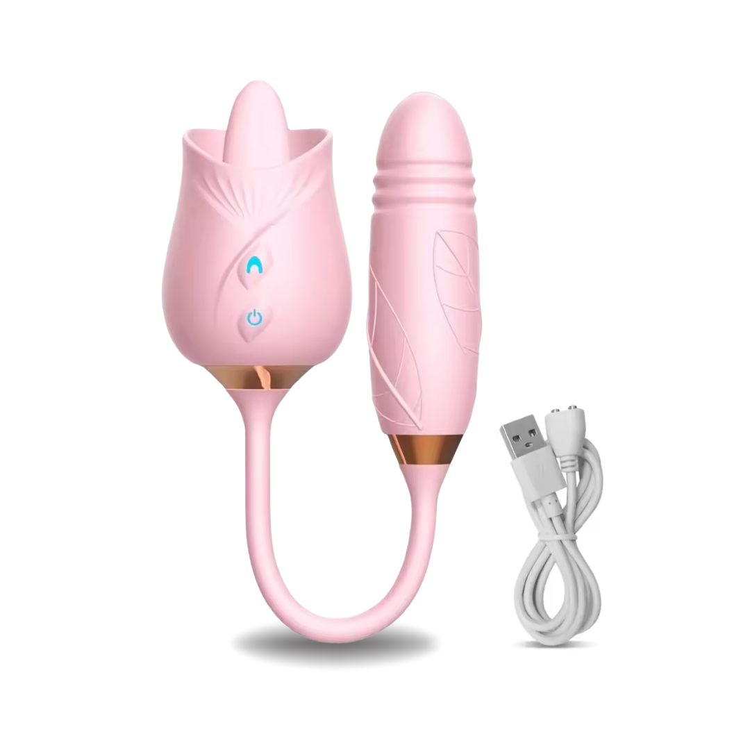 Pikante™ - Vibrador Rosa Doble