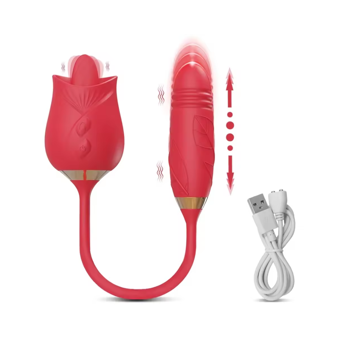 Pikante™ - Vibrador Rosa Doble